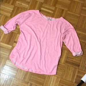 H&M Divided Bright Pink Lightweight Sweatshirt